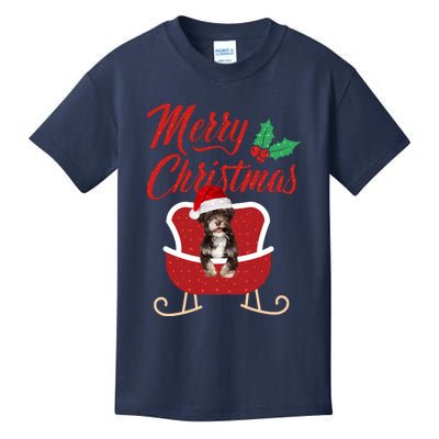 Havanese Dog Merry Christmas Design For The Holiday Season! Kids T-Shirt