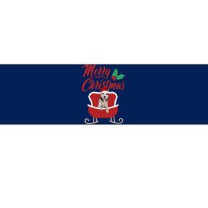 Husky Dog Merry Christmas Design For The Holiday Season! Bumper Sticker