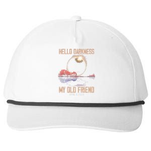 Hello Darkness My Old Friend Solar Eclipse April 08 2024 Snapback Five-Panel Rope Hat