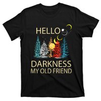 Hello Darkness My Old Friend Solar Eclipse April 08 2024 T-Shirt