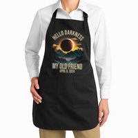 Hello Darkness My Old Friend Solar Eclipse April 08 2024 Apron