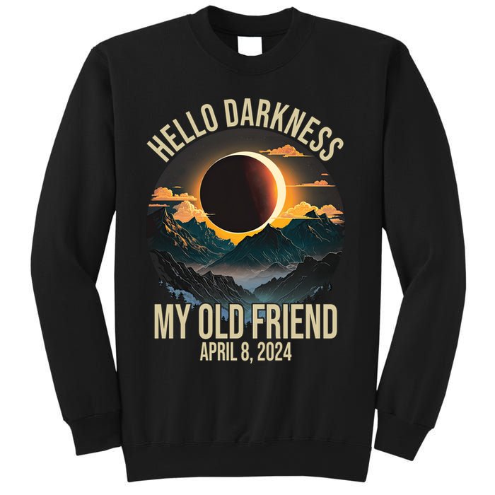 Hello Darkness My Old Friend Solar Eclipse April 08 2024 Sweatshirt