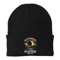 Hello Darkness My Old Friend Solar Eclipse April 08 2024 Beanie