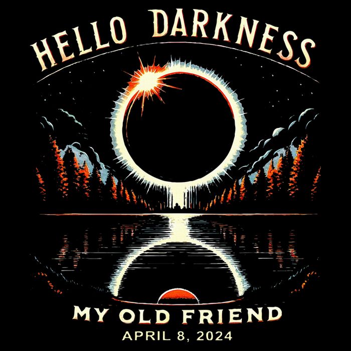 Hello Darkness My Old Friend Cooling Performance Crew T-Shirt