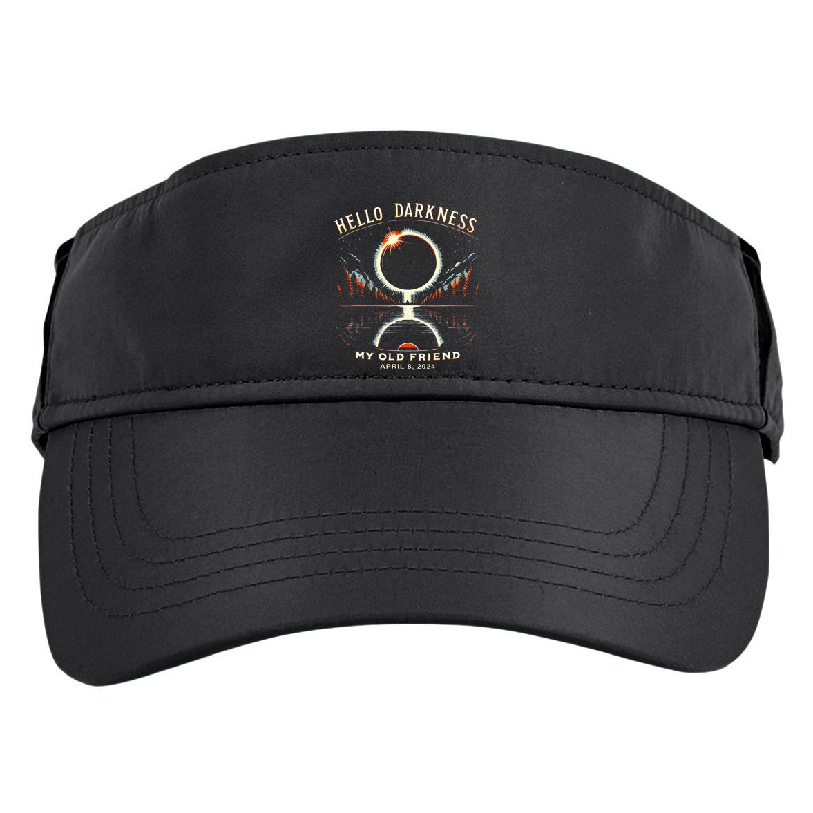 Hello Darkness My Old Friend Adult Drive Performance Visor