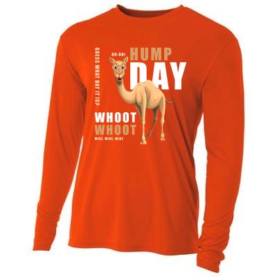 Hump Day Meaningful Gift Guess What Day It Is Gift Cooling Performance Long Sleeve Crew