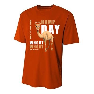 Hump Day Meaningful Gift Guess What Day It Is Gift Performance Sprint T-Shirt