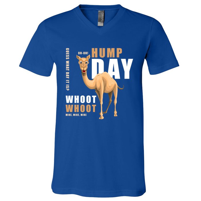 Hump Day Meaningful Gift Guess What Day It Is Gift V-Neck T-Shirt