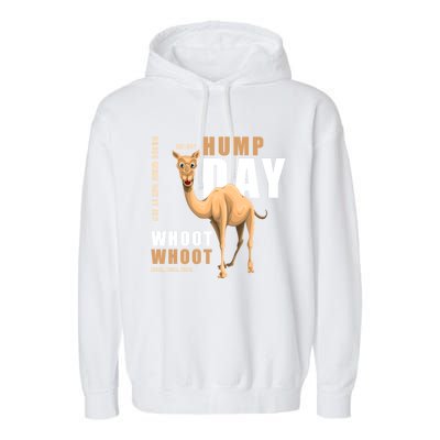 Hump Day Meaningful Gift Guess What Day It Is Gift Garment-Dyed Fleece Hoodie