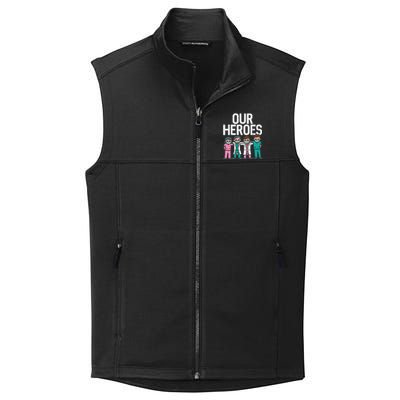 Hero Doctor Nurse Healthcare Frontline Essential Worker Gift Meaningful Gift Collective Smooth Fleece Vest