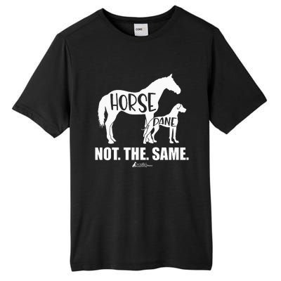 Horse Dane Not The Same Great Dane Funny Dog Lover Tall Fusion ChromaSoft Performance T-Shirt