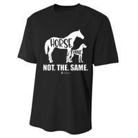 Horse Dane Not The Same Great Dane Funny Dog Lover Performance Sprint T-Shirt