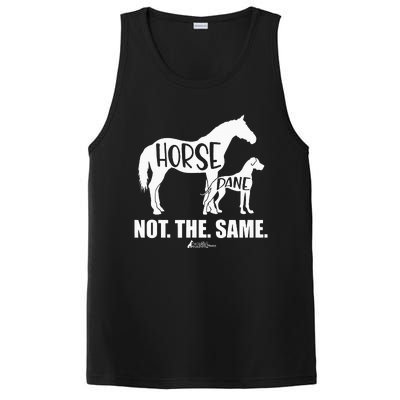 Horse Dane Not The Same Great Dane Funny Dog Lover PosiCharge Competitor Tank