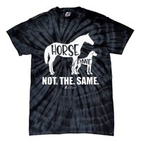 Horse Dane Not The Same Great Dane Funny Dog Lover Tie-Dye T-Shirt