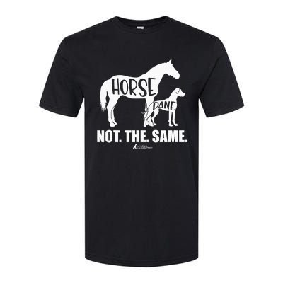 Horse Dane Not The Same Great Dane Funny Dog Lover Softstyle CVC T-Shirt