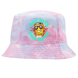 Hot Days Need Cold S Vacay Vibes Summer Relax Vacation Cute Gift Tie-Dyed Bucket Hat