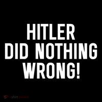 Hitler Did Nothing Wrong Poster