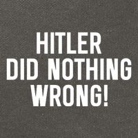Hitler Did Nothing Wrong Cotton Canvas Backpack