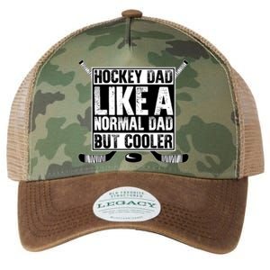 Hockey Dad Normal Dad But Cooler Fathers Day Daddy Husband Gift Legacy Tie Dye Trucker Hat