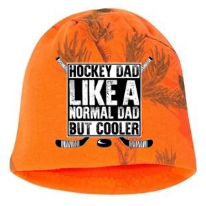 Hockey Dad Normal Dad But Cooler Fathers Day Daddy Husband Gift Kati - Camo Knit Beanie