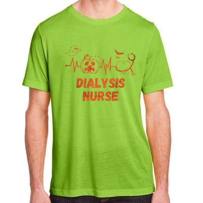 Halloween Dialysis Nurse Stethoscope Heartbeat Nursing Gift Adult ChromaSoft Performance T-Shirt