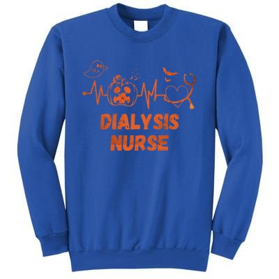 Halloween Dialysis Nurse Stethoscope Heartbeat Nursing Gift Sweatshirt