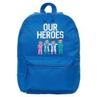 Hero Doctor Nurse Healthcare Frontline Essential Worker Gift Cool Gift 16 in Basic Backpack