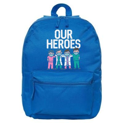 Hero Doctor Nurse Healthcare Frontline Essential Worker Gift Cool Gift 16 in Basic Backpack