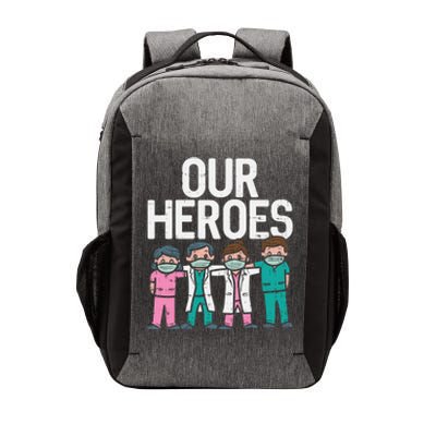 Hero Doctor Nurse Healthcare Frontline Essential Worker Gift Cool Gift Vector Backpack