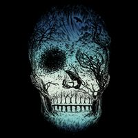 Halloween Dark Nature Forest Skull Impact Tech Backpack