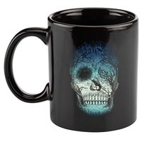 Halloween Dark Nature Forest Skull 11oz C Handle Ceramic Mug