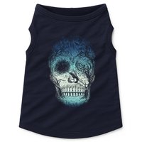 Halloween Dark Nature Forest Skull Doggie Tank