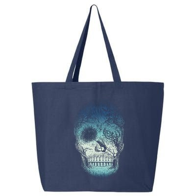 Halloween Dark Nature Forest Skull 25L Jumbo Tote
