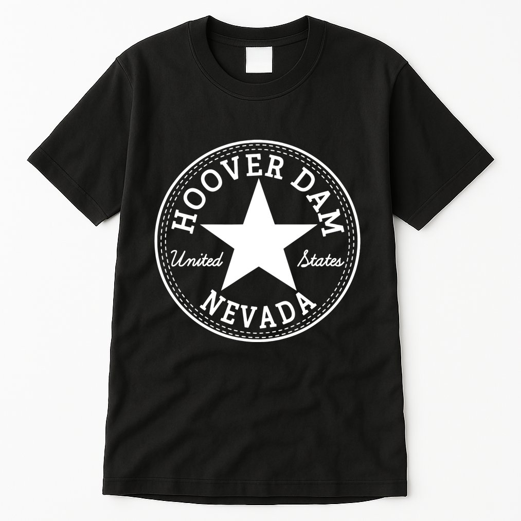 Hoover Dam Nevada Arizona Usa United States Of America Tall T-Shirt