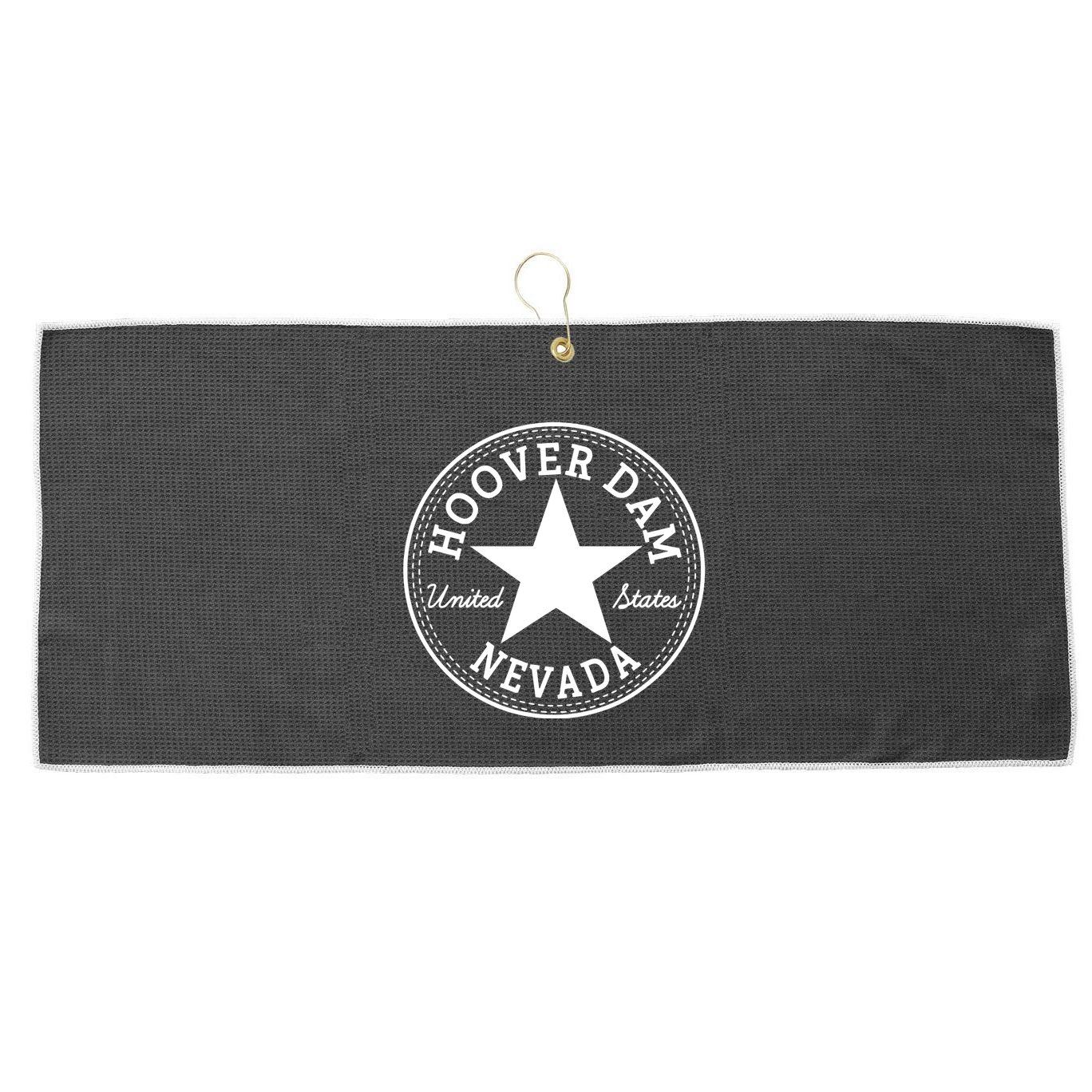 Hoover Dam Nevada Arizona Usa United States Of America Large Microfiber Waffle Golf Towel