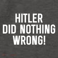 Hitler Did Nothing Wrong Vector Backpack