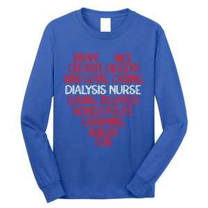 Heart Dialysis Nurse Gift Long Sleeve Shirt