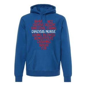 Heart Dialysis Nurse Gift Premium Hoodie