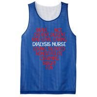 Heart Dialysis Nurse Gift Mesh Reversible Basketball Jersey Tank