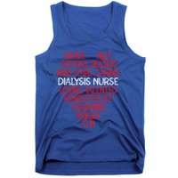 Heart Dialysis Nurse Gift Tank Top