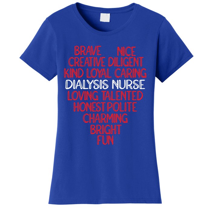 Heart Dialysis Nurse Gift Women's T-Shirt