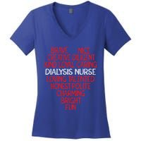 Heart Dialysis Nurse Gift Women's V-Neck T-Shirt