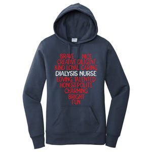 Heart Dialysis Nurse Gift Women's Pullover Hoodie