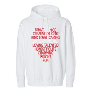 Heart Dialysis Nurse Gift Garment-Dyed Fleece Hoodie