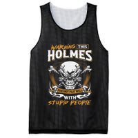Holmes Does Not Play Well With Stupid People Mesh Reversible Basketball Jersey Tank