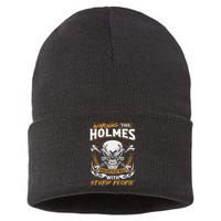 Holmes Does Not Play Well With Stupid People Sustainable Knit Beanie