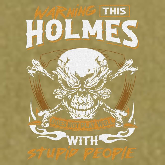 Holmes Does Not Play Well With Stupid People Garment-Dyed Women's Muscle Tee