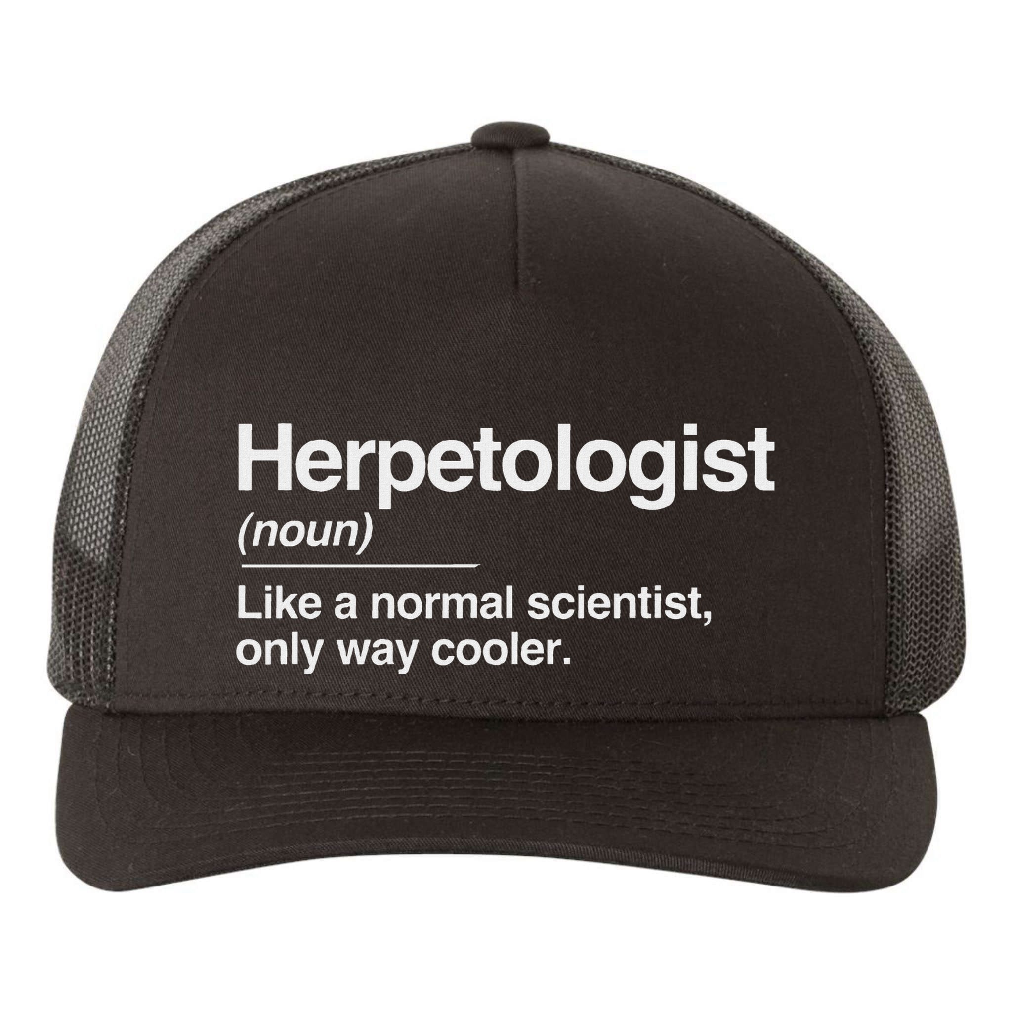 Herpetologist Definition Normal Only Cooler Scientist Gift Yupoong Adult 5-Panel Trucker Hat