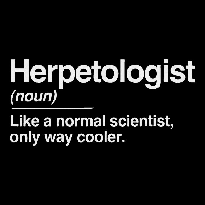 Herpetologist Definition Normal Only Cooler Scientist Gift Backpack