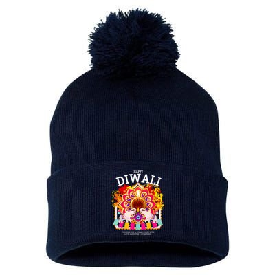 Happy Diwali Outfit Idea For Kids & Hindu Festival Diwali Pom Pom 12in Knit Beanie